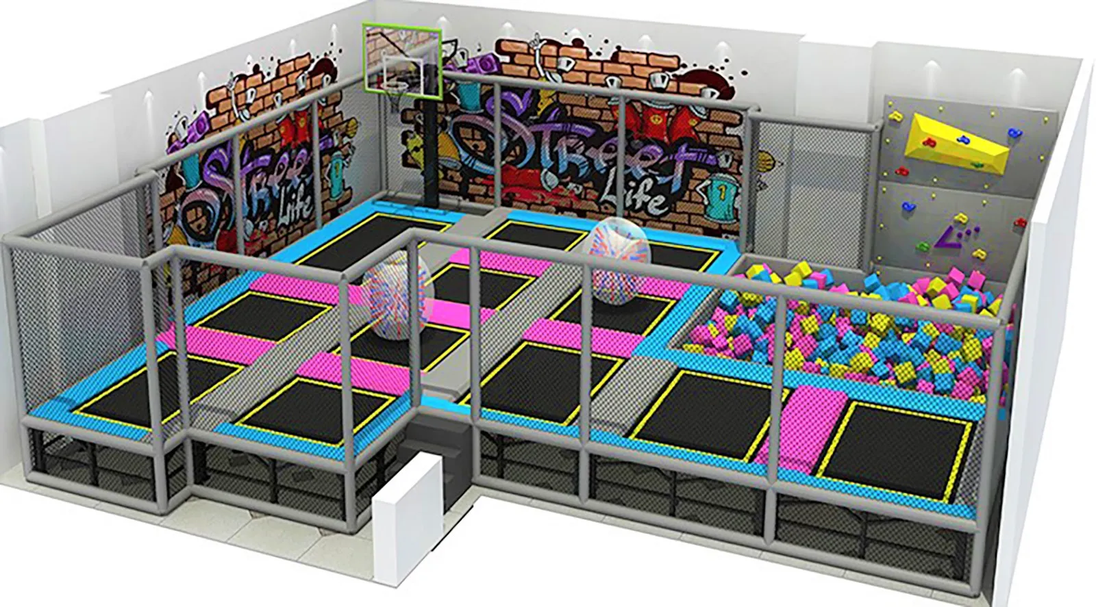 TAPPETO ELASTICO PER PARCO GIOCHI