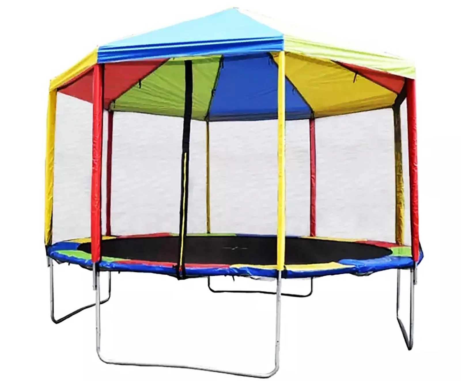 TRAMPOLINO ELASTICO CON COPERTURA