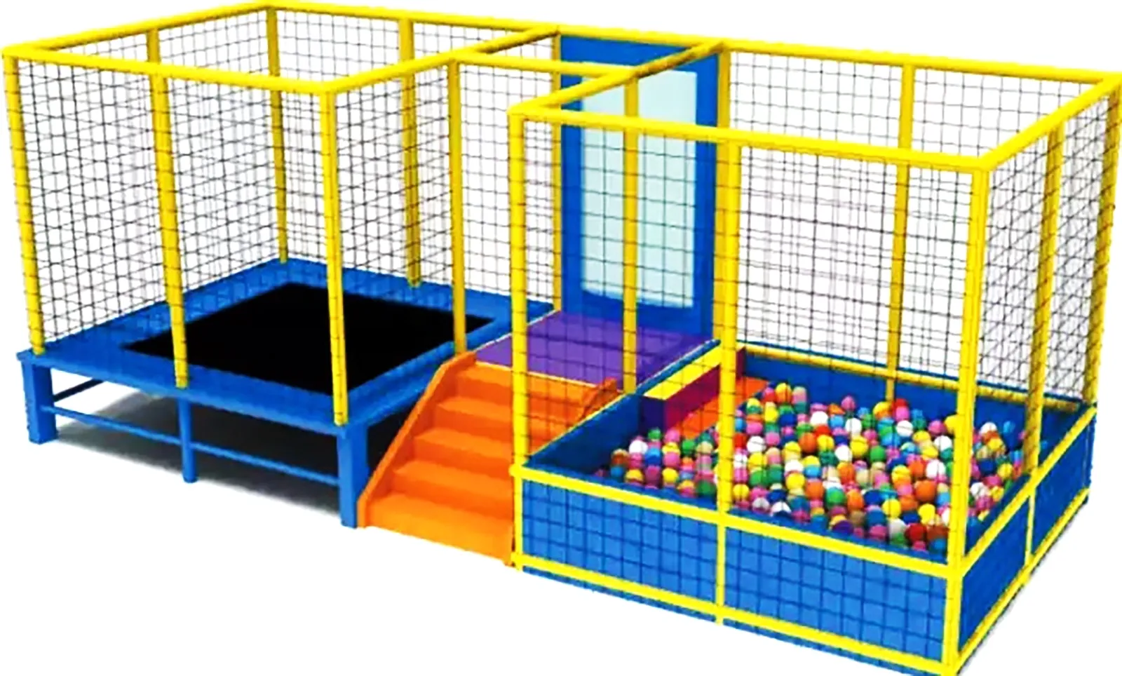 TRAMPOLINO ELASTICO PER PARCHI GIOCO