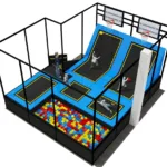 Tappeti elastici per bambini per ludoteche e parchi giochi