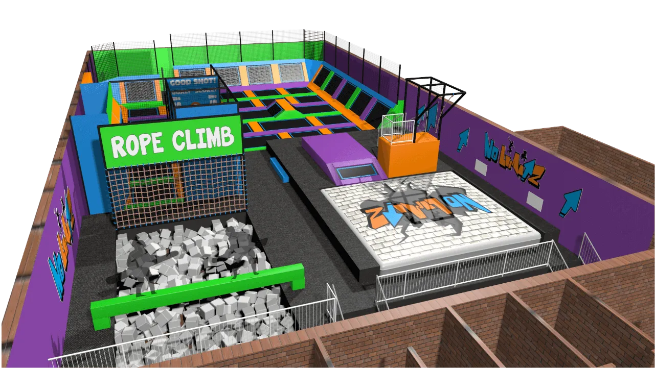 Trampoline Park – Multi Jumping 1