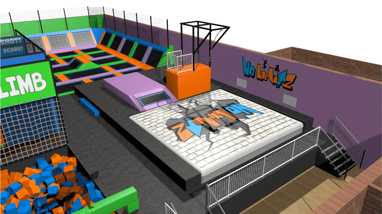 Trampoline Park – Multi Jumping 4