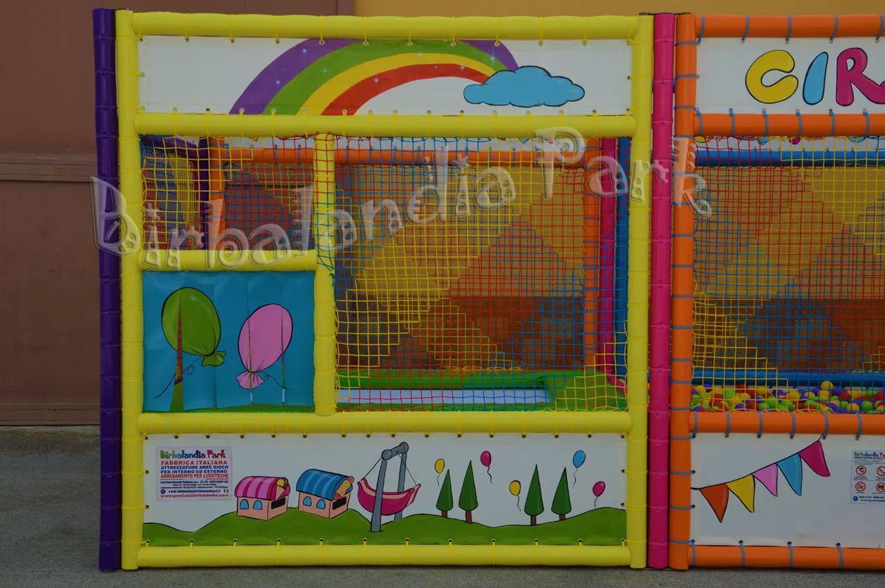 Trampolino elastico + vasca palline 9