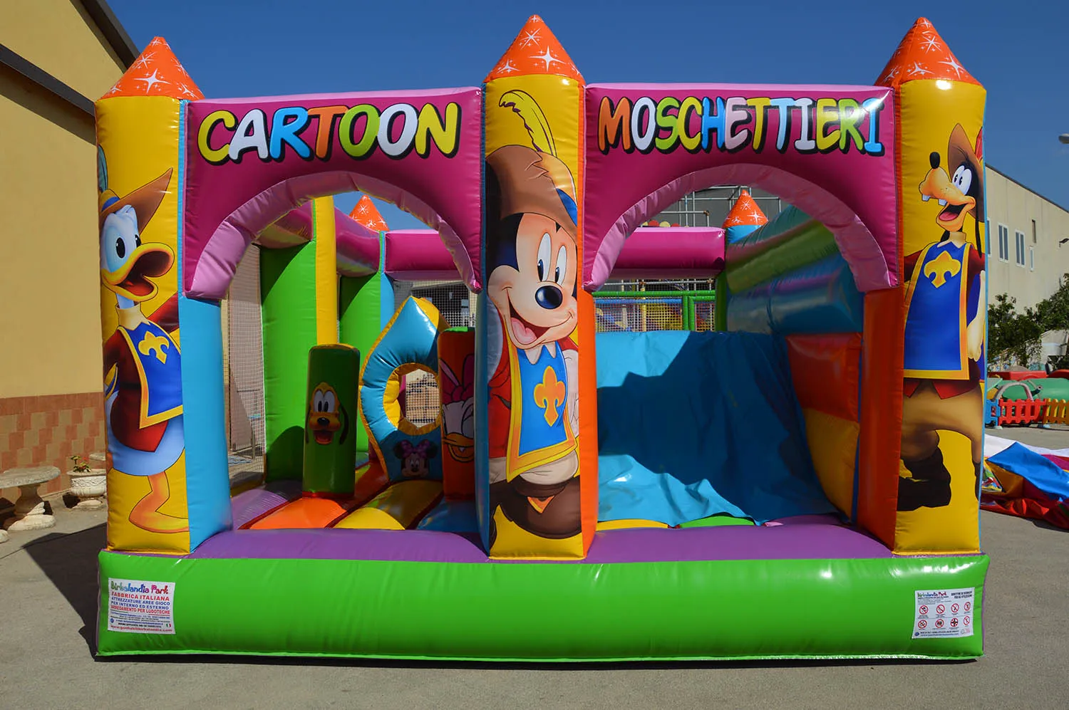 Gioco Gonfiabile Multiattività Cartoon