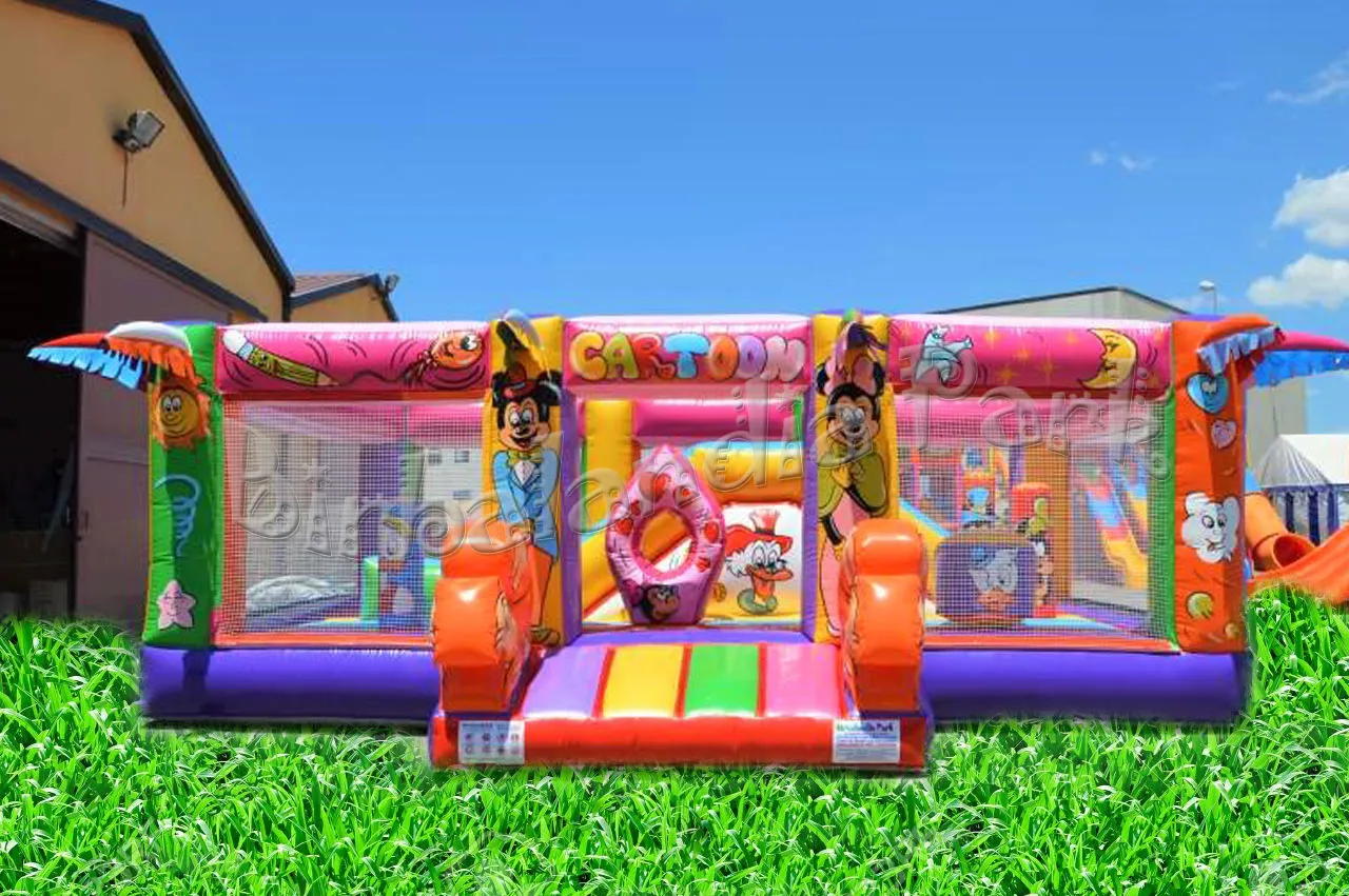 Gonfiabile Multigioco Funny Cartoon