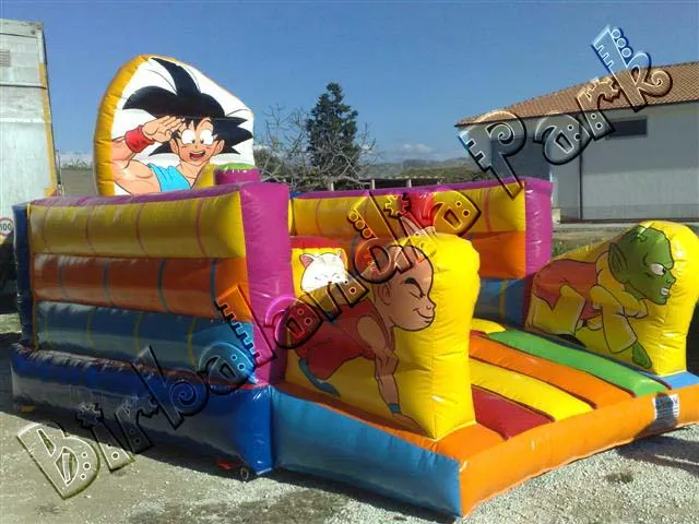 Gonfiabile Saltarello con Ostacoli Dragone 1