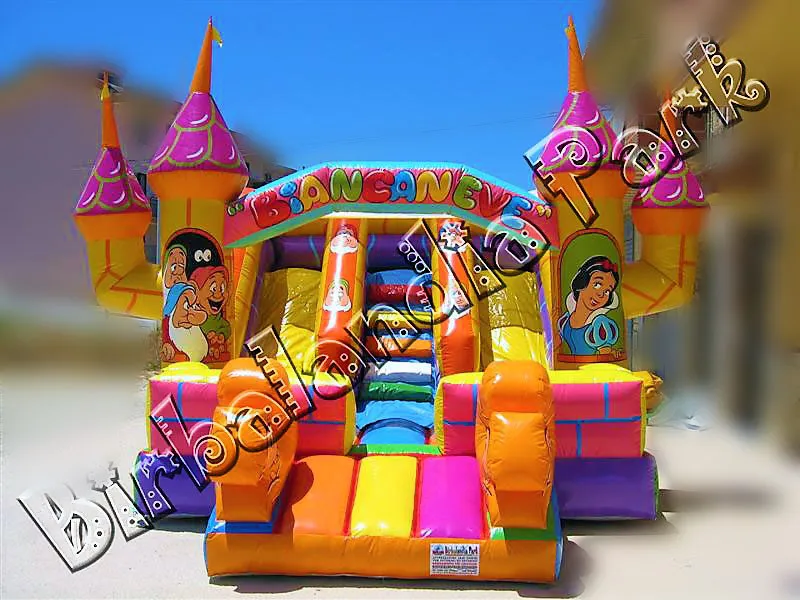 Gonfiabile Scivolo Cartoon Castle 4
