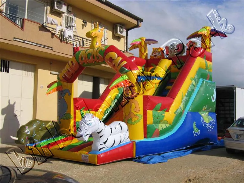 Gonfiabile Scivolo Safary Park 2