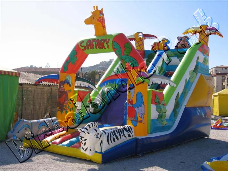 Gonfiabile Scivolo Safary Park 3