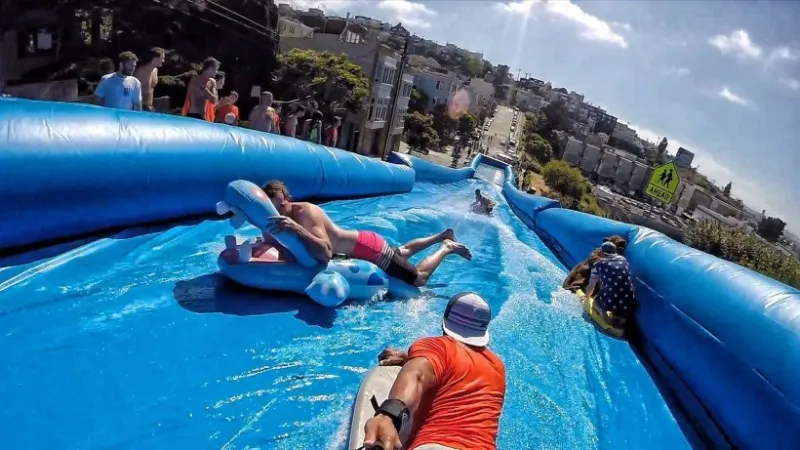 Gonfiabile Scivolo Slide The City 2