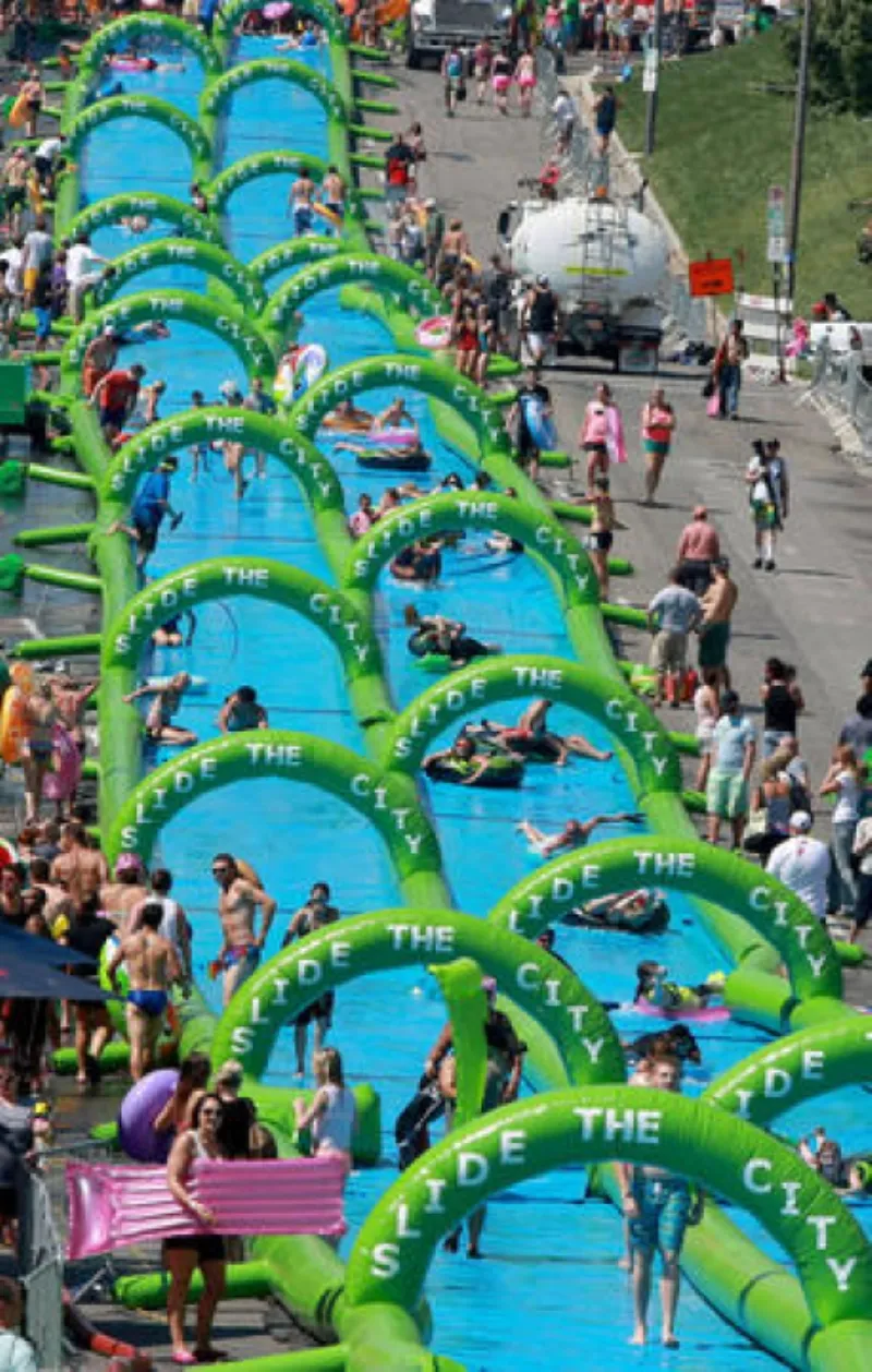 Gonfiabile Scivolo Slide The City 3