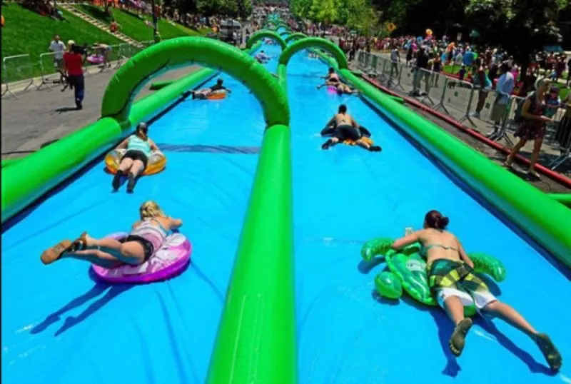 Gonfiabile Scivolo Slide The City 4