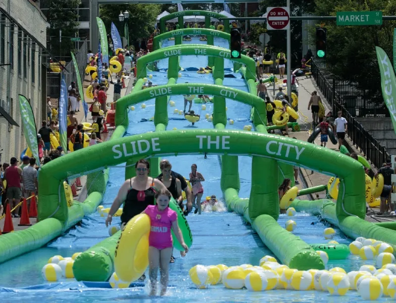 Gonfiabile Scivolo Slide The City 5