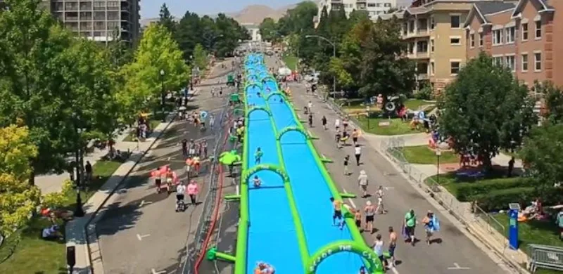 Gonfiabile Scivolo Slide The City 8