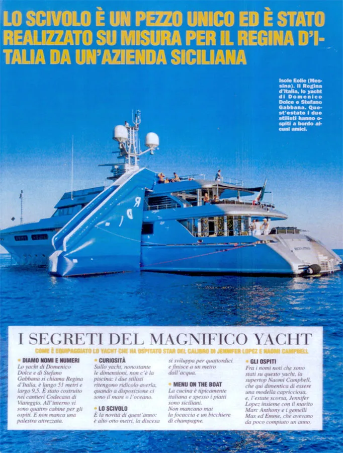 Gonfiabile Scivolo realizzato per Dolce&Gabbana 2