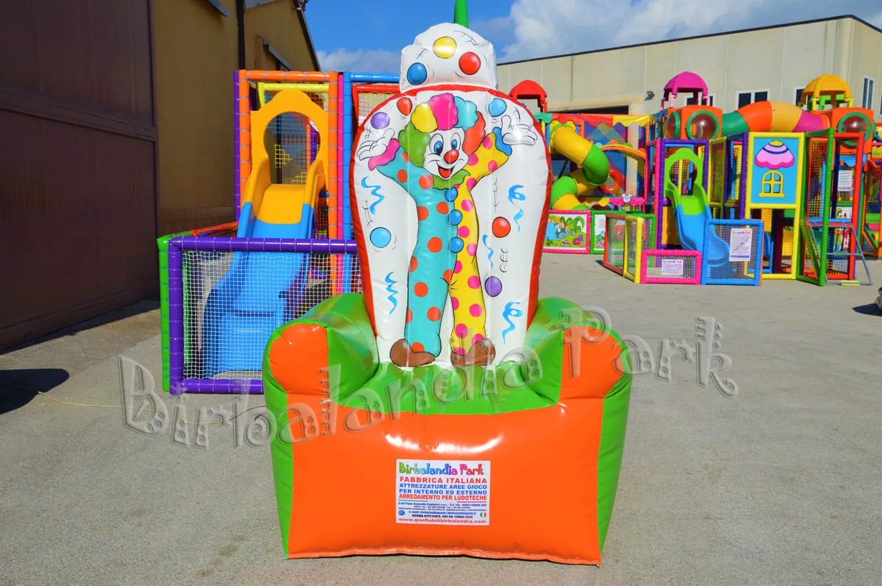 Gonfiabile Trono Clown 1