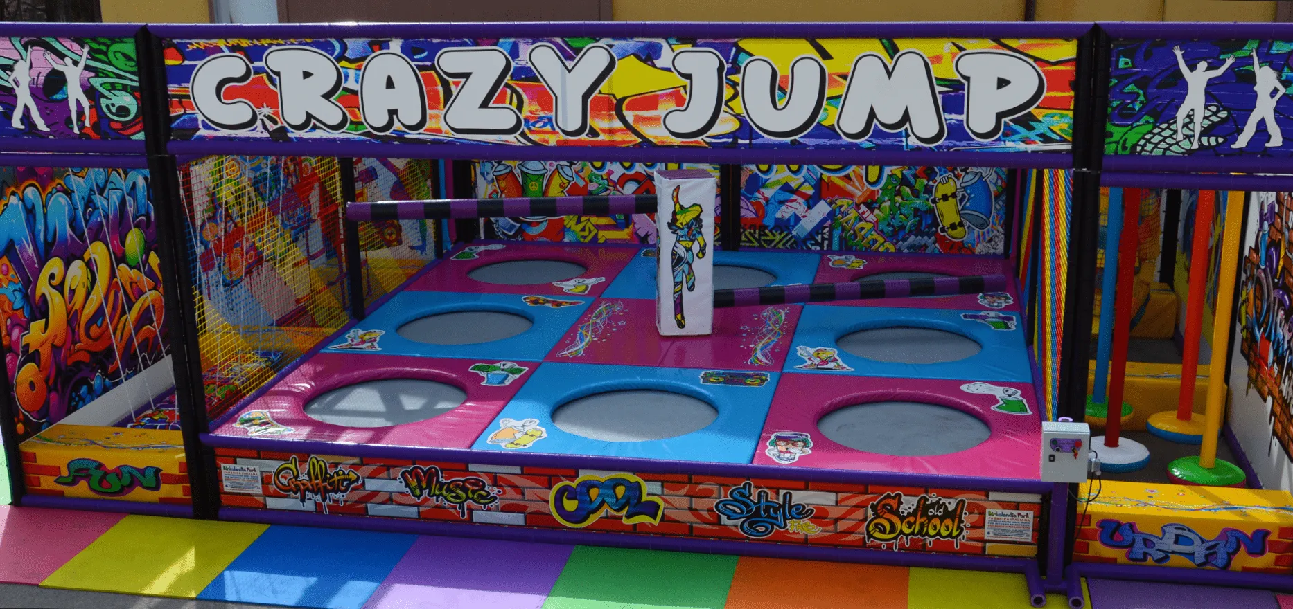 Interactive Trampoline Park Adventure
