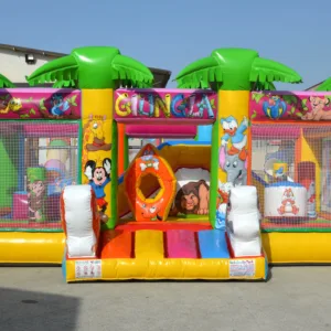 Multiattività Gonfiabili - Playground Gonfiabile 6 giochi in 1