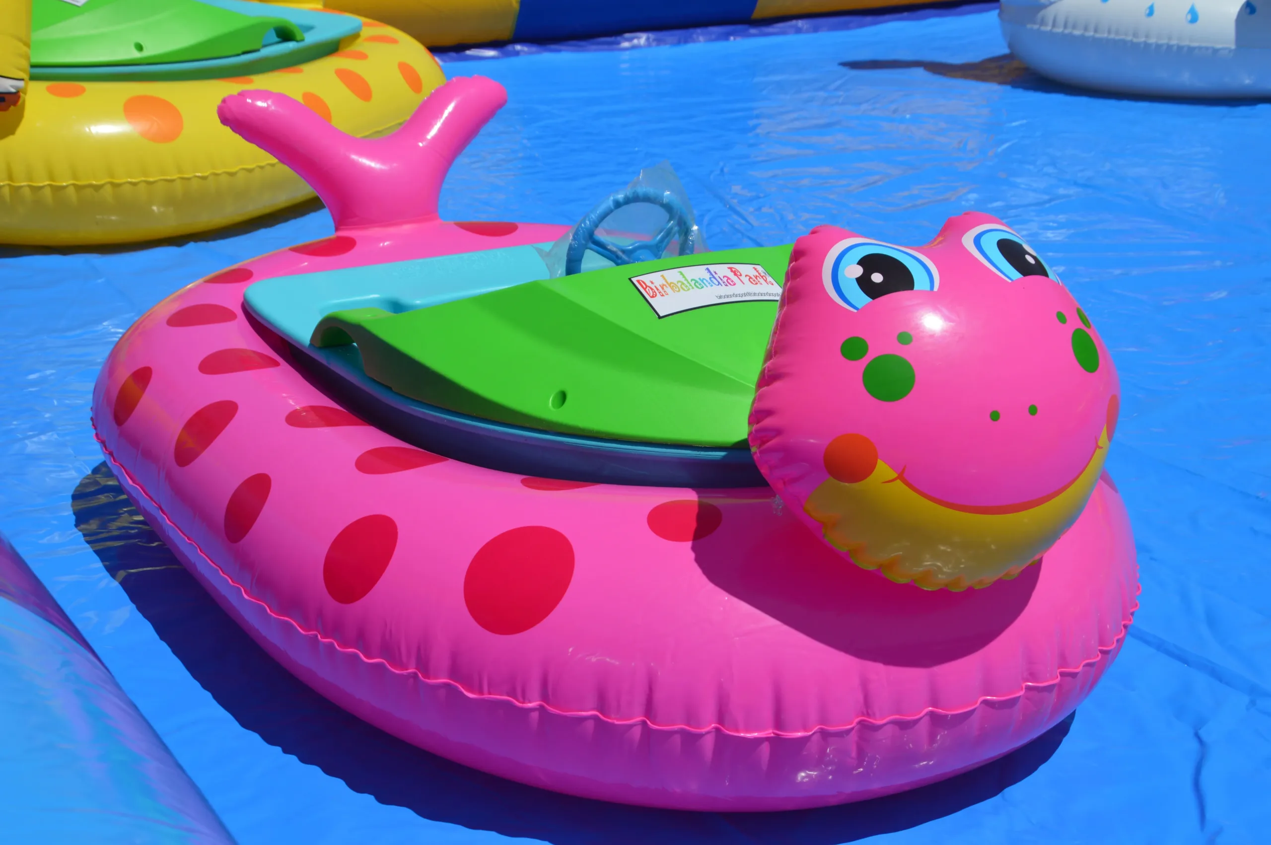 Piscina Gonfiabile con Barchette elettriche 8