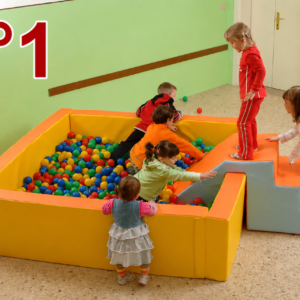 Piscina con palline soft