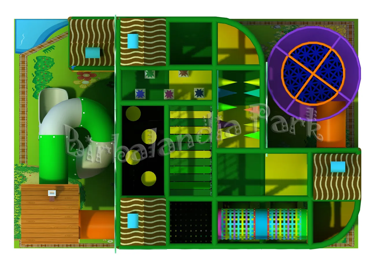 Playground con scivolo a vortice 3