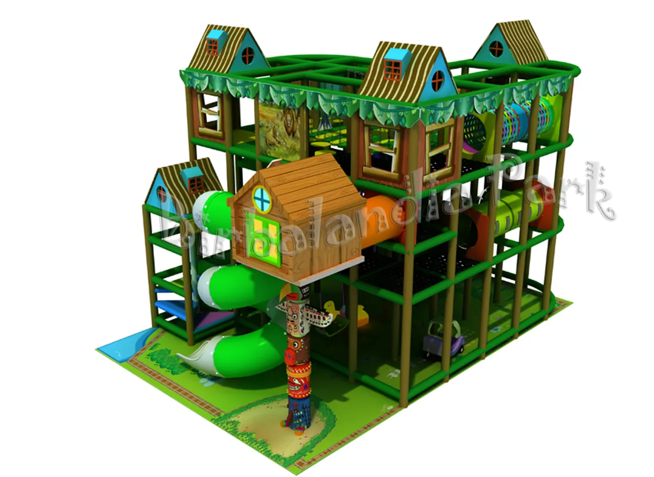 Playground con scivolo a vortice