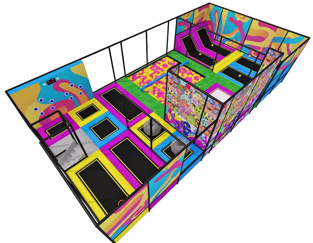 TRAMPOLINE PARK PER PARCO DIVERTIMENTI 1