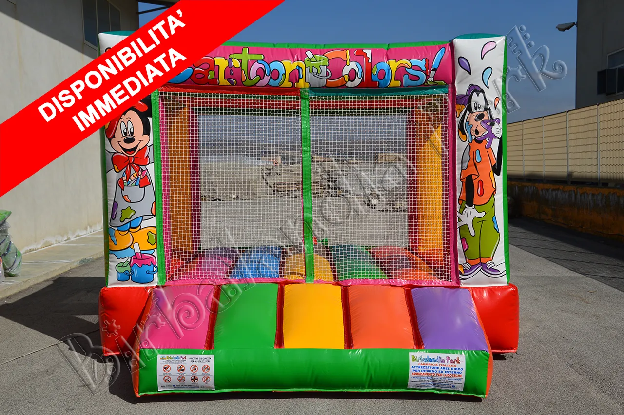 Tappeto Elastico + Scivolo + Vasca Palline 3