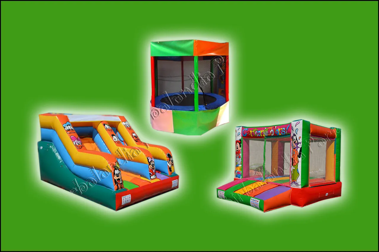 Tappeto Elastico + Scivolo + Vasca Palline