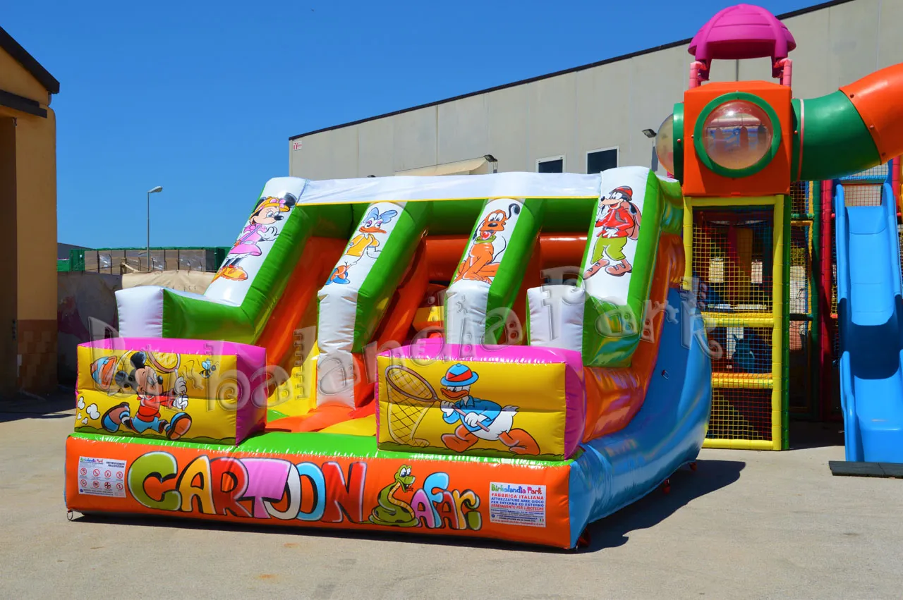 Gonfiabile Scivolo Cartoon 1