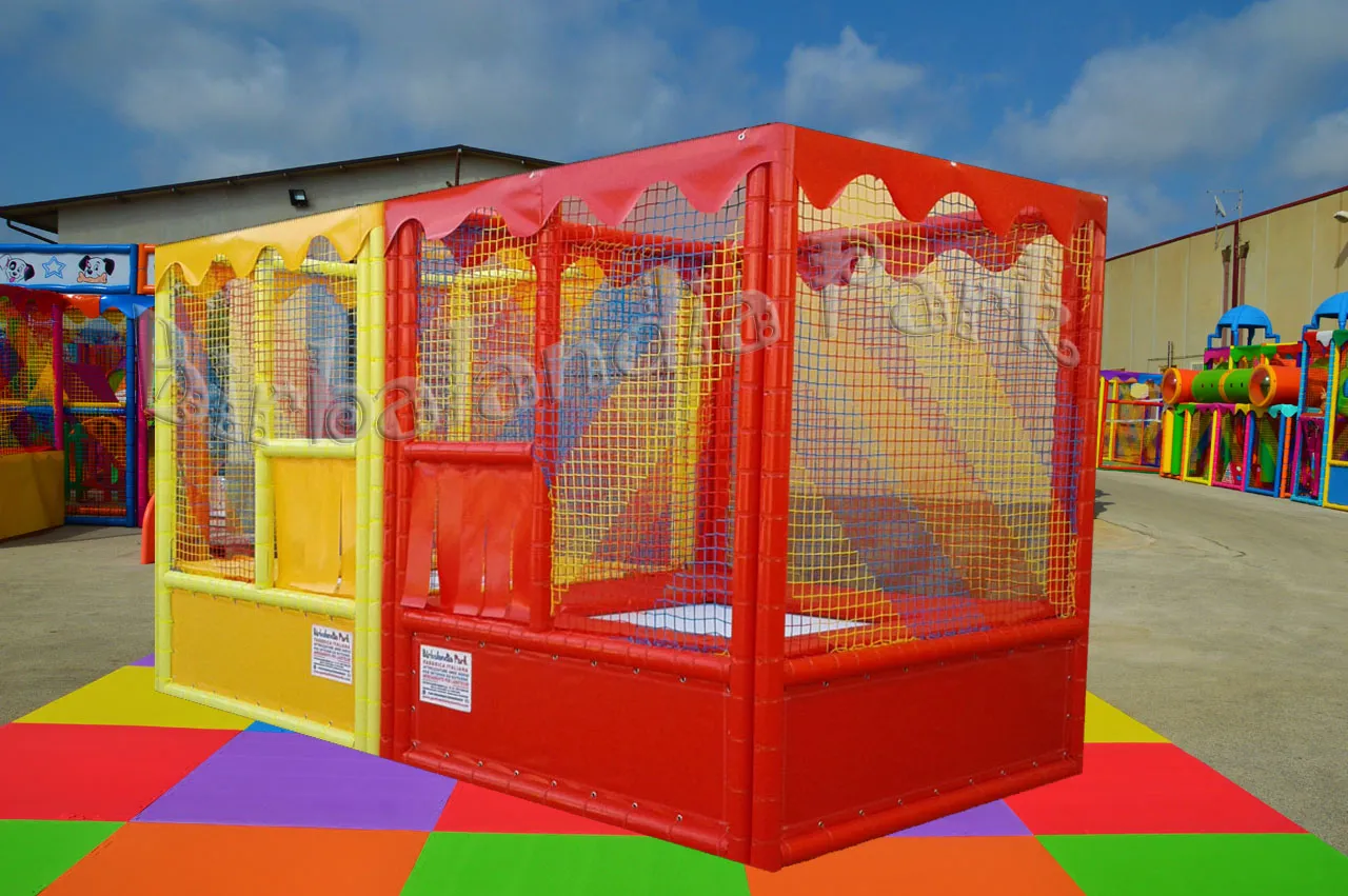 Trampolini elastici a 2 postazioni Multicolor 2