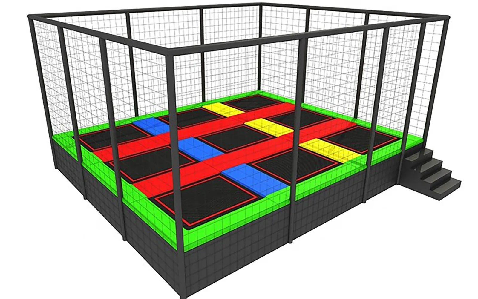 Trampolino elastico per parchi 2