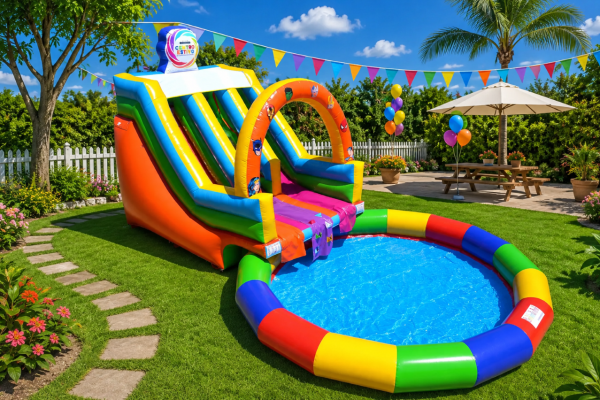 AcquaScivoloGonfiabileperBambini