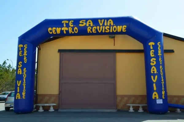 Gonfiabile Arco Pubblicitario Te.Sa.Via