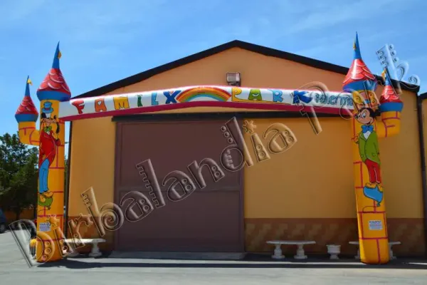 Gonfiabile Arco pubblicitario Family Park