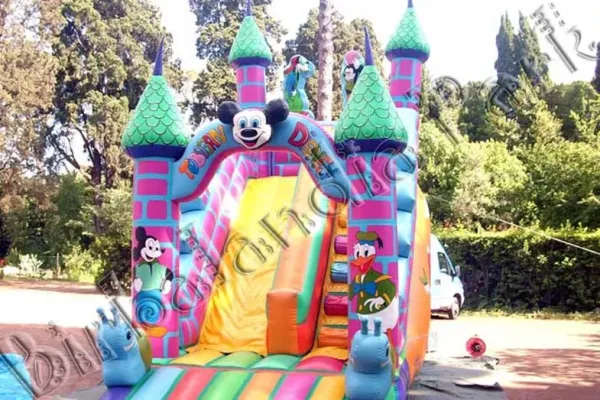 Gonfiabile Scivolo Castello Fantasia CARTOON