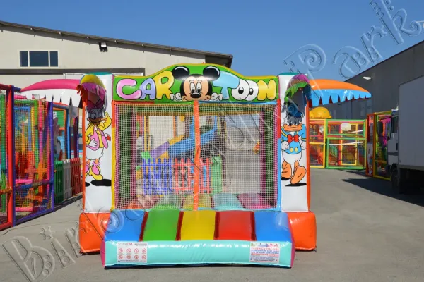 Gonfiabile Vasca Palline Cartoon con Palme