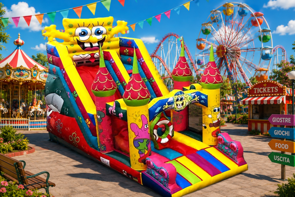GonfiabileScivoloConOstacoliSpongebob0