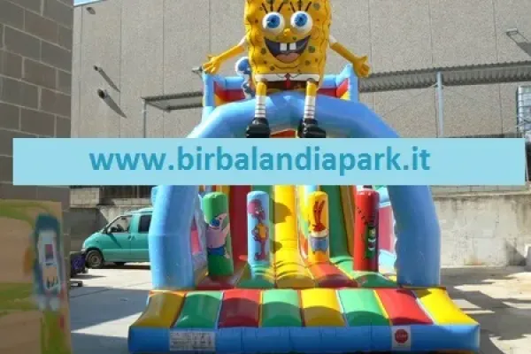 Gonfiabili Scivolo Spongebob Company