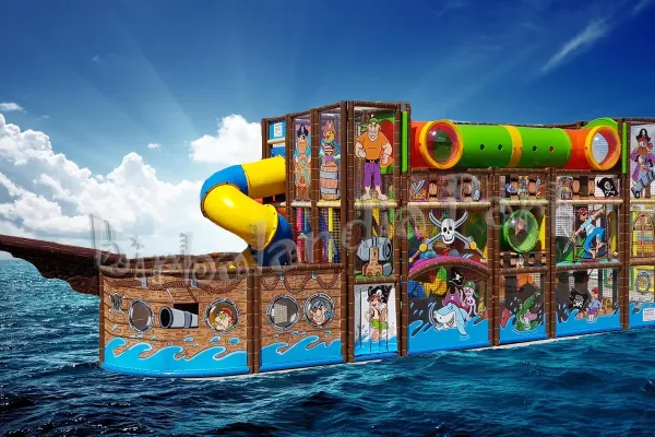 PLAYGROUND IL GALEONE DEI PIRATI con Grande Scivolo