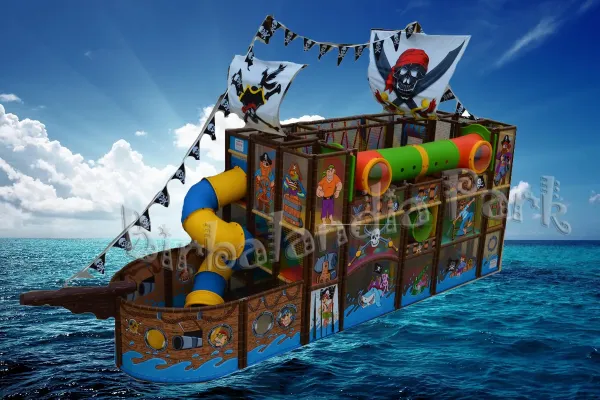 PLAYGROUND PER BAMBINI AD OSTACOLI GALEONE