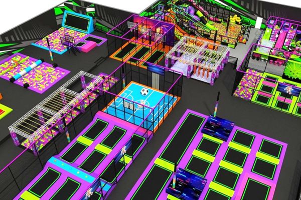 Parco Giochi Trampoline Park di ultima Generazione