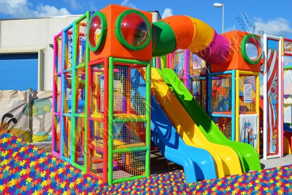 Playground Treviso con tripla scivolata