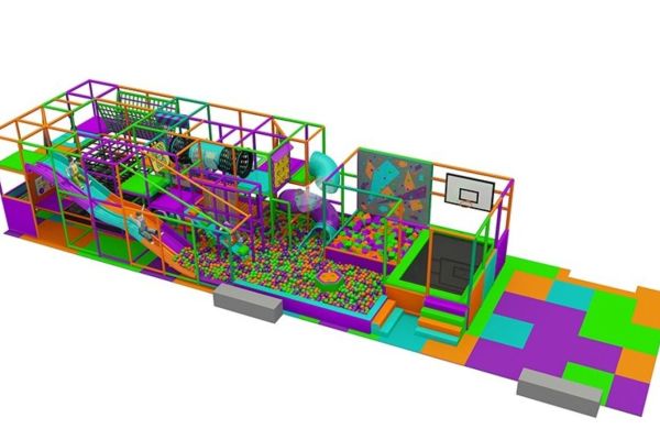 Playground con Tappeto Elastico