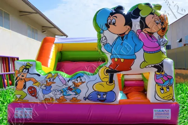 Scivolo Gonfiabile Cartoon Family