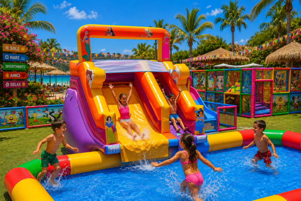 ScivoloGonfiabileAcquaticoperPiscina