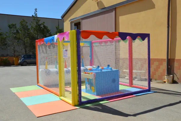 Struttura da gioco sparapalline