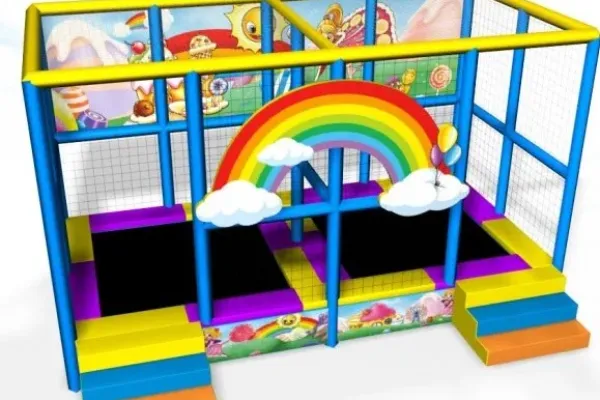 Tappeto Elastico 2 Postazioni Arcobaleno