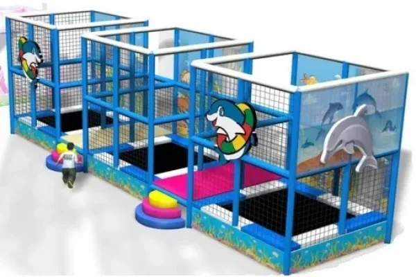 Tappeto Elastico 3 Postazioni Delfino