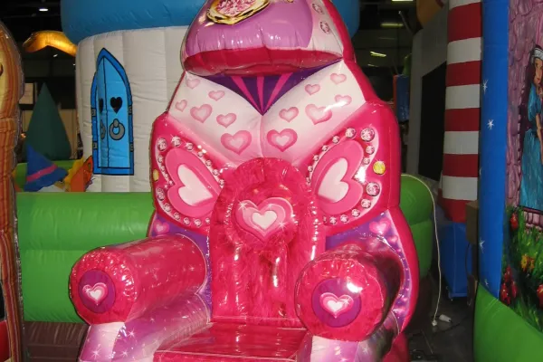 Trono Gonfiabile Pink Love